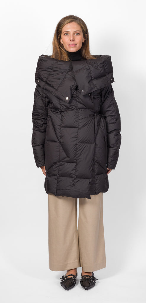 ADD PLAID NERO IMBOTTITO MULTIFUNZIONALE