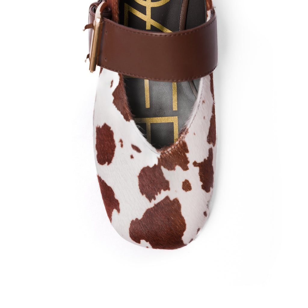 LOAFER COW FLAT
