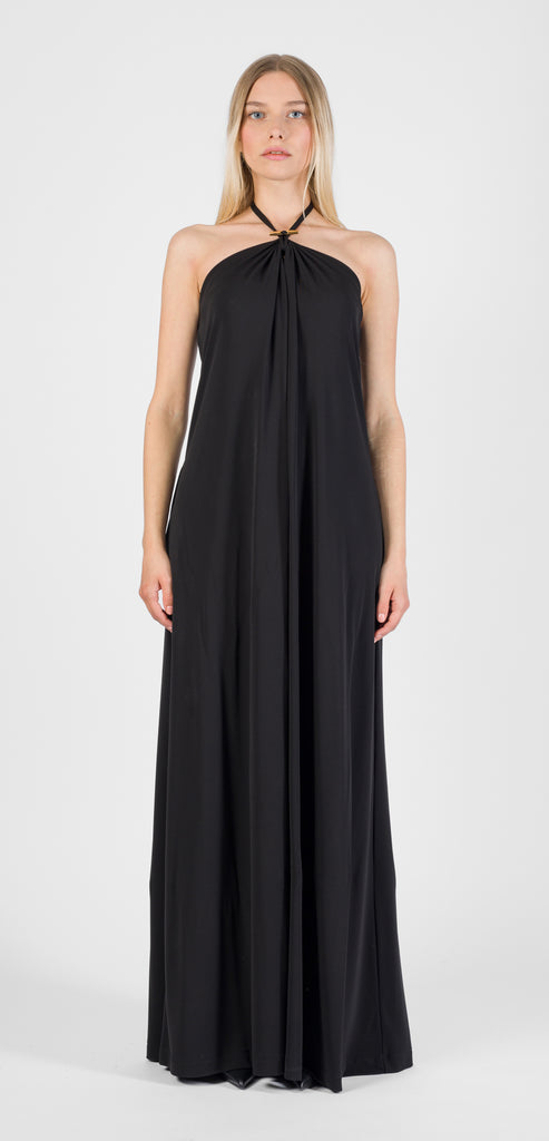 MOSCHINO COUTURE ABITO LUNGO CON SCOLLO ALL'AMERICANA