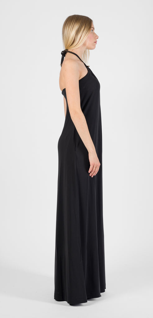 MOSCHINO COUTURE ABITO LUNGO CON SCOLLO ALL'AMERICANA