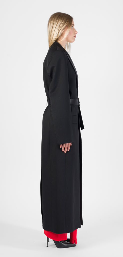 VICTORIA BECKHAM BELTED TAILORED COAT