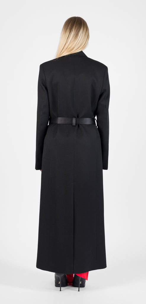 VICTORIA BECKHAM BELTED TAILORED COAT