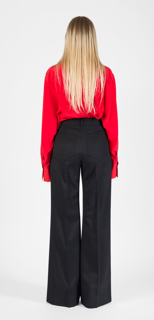 VICTORIA BECKHAM BLACK ALINA TROUSER