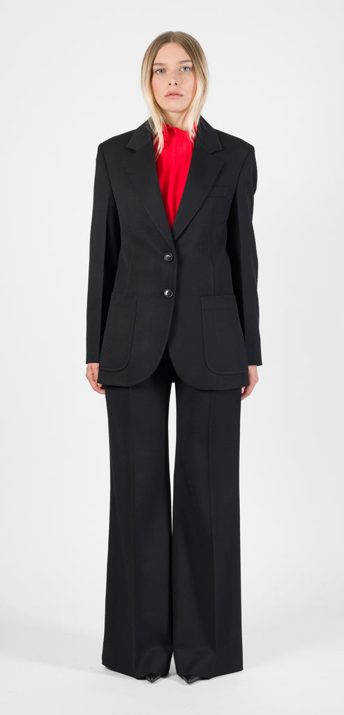 VICTORIA BECKHAM PATCH POCKET BLAZER