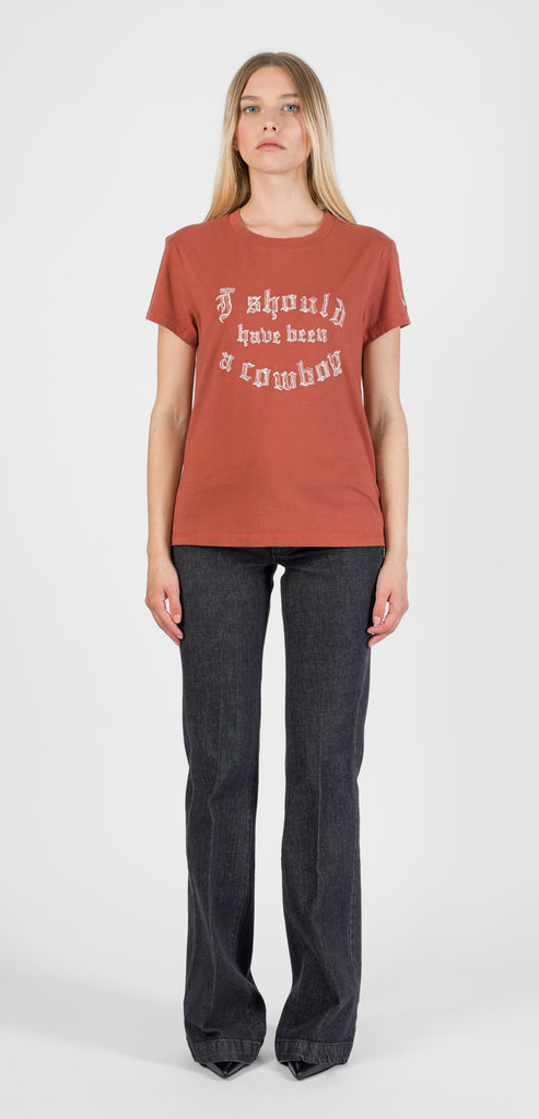 ZADIG & VOLTAIRE T-SHIRT COWBOY