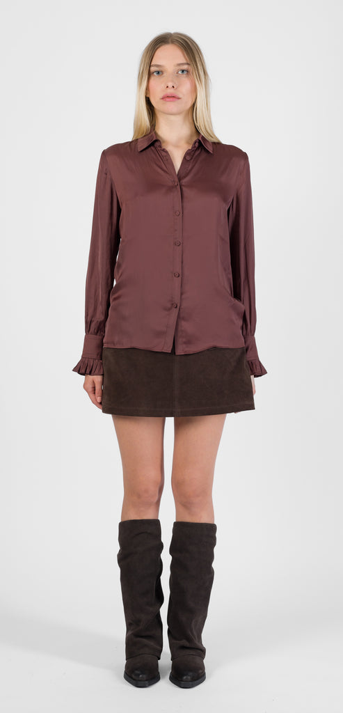 ZADIG & VOLTAIRE CAMICIA THELY SATIN