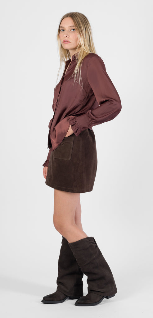 ZADIG & VOLTAIRE CAMICIA THELY SATIN