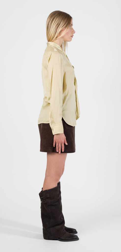 ZADIG & VOLTAIRE CAMICIA BLOND TULBA SATIN