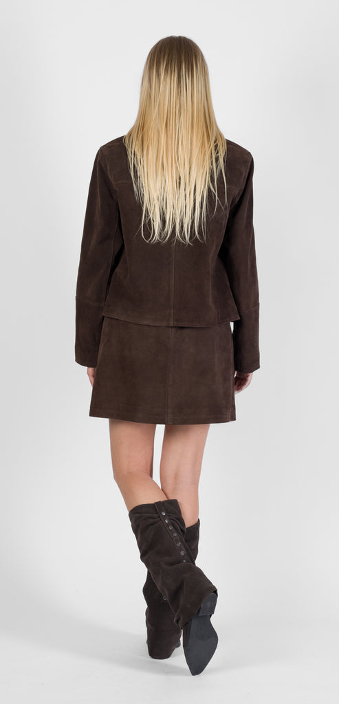 ZADIG & VOLTAIRE GIACCA LESSA IN SUEDE