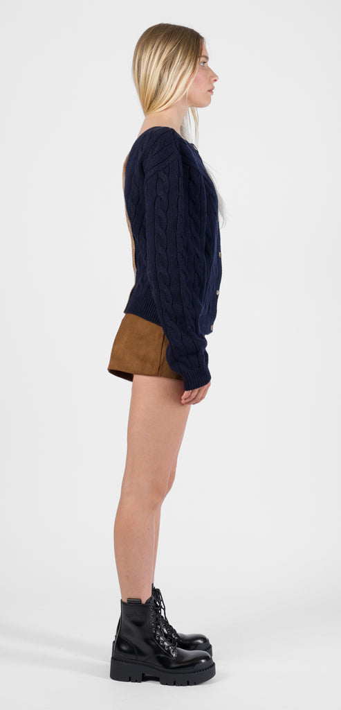 MOSCHINO COUTURE CARDIGAN BICOLORE