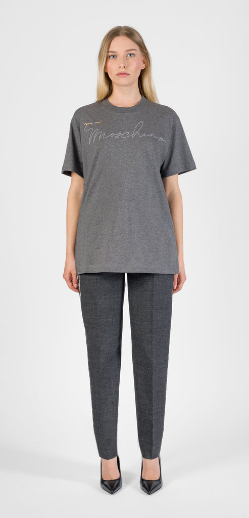 MOSCHINO COUTURE T-SHIRT FIRMATA