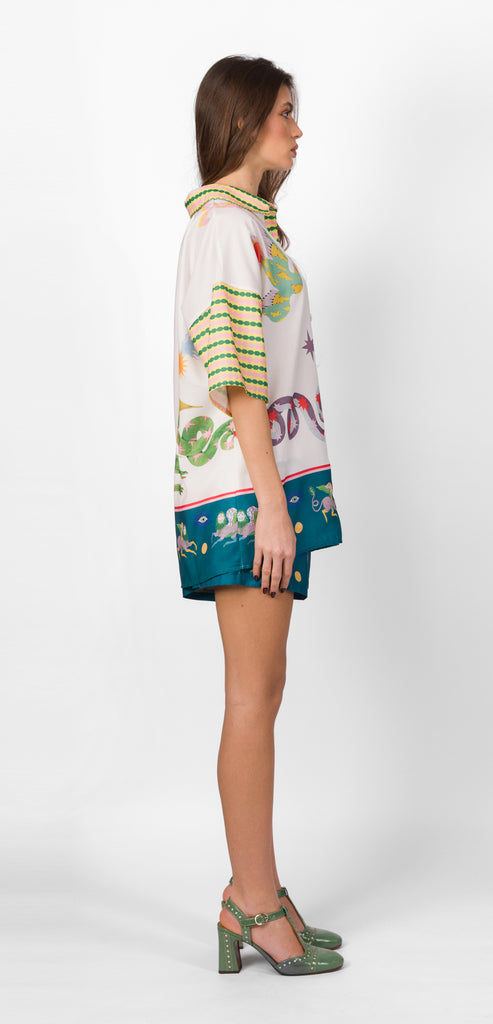 ODÌ ODÌ WHITE ADDAURA SHIRT