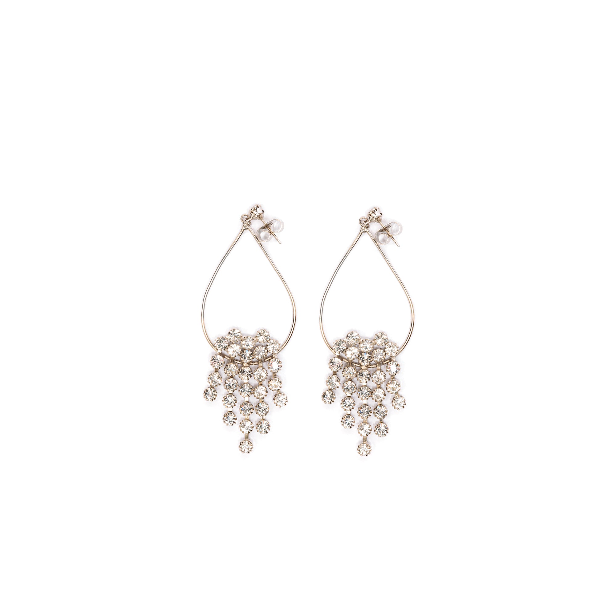 ピアス SILVIA GNECCHI SS25 SADE EARRINGS (OR002 SILVER) Silvia Gnecchi 'Sade' Metallic Earings With Rear Closure And