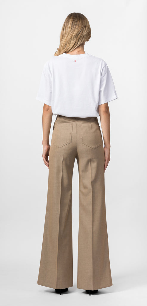 VICTORIA BECKHAM ALINA TROUSER IN TOBACCO Dafne Shop