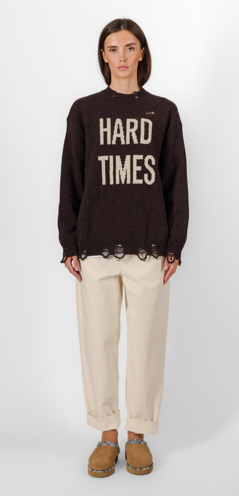 MOSCHINO "HARD TIME" SWEATER