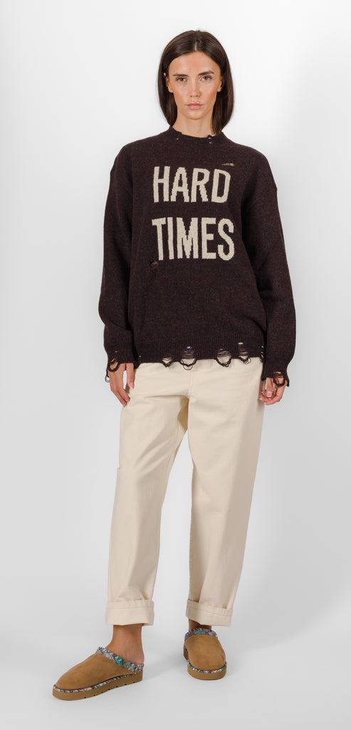 MOSCHINO "HARD TIME" SWEATER