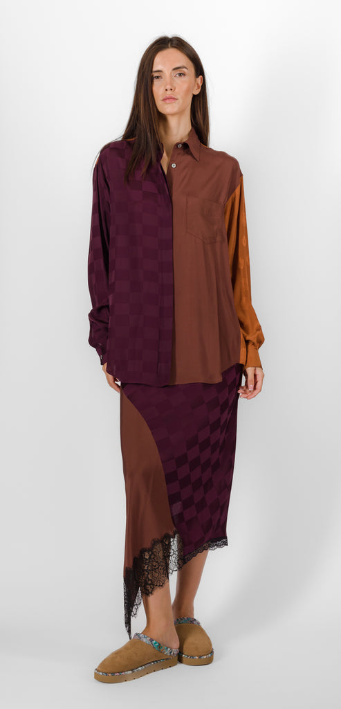 MOSCHINO MIDI JACQUARD SHIRT