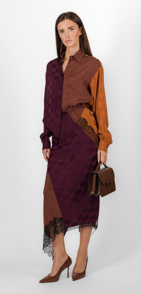 MOSCHINO MIDI JACQUARD SHIRT