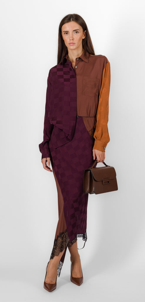 MOSCHINO MIDI JACQUARD SHIRT