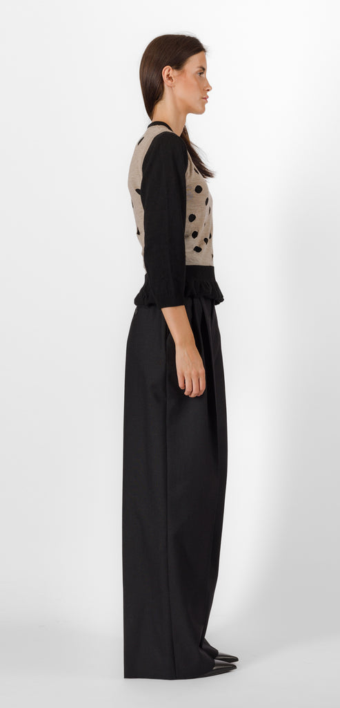 MOSCHINO POLKA DOT SWEATER