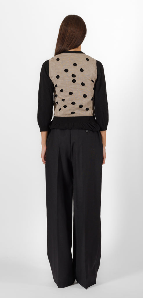 MOSCHINO POLKA DOT SWEATER