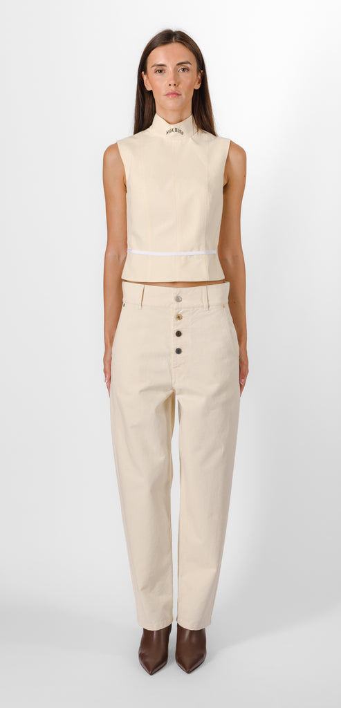 MOSCHINO IVORY TROUSER