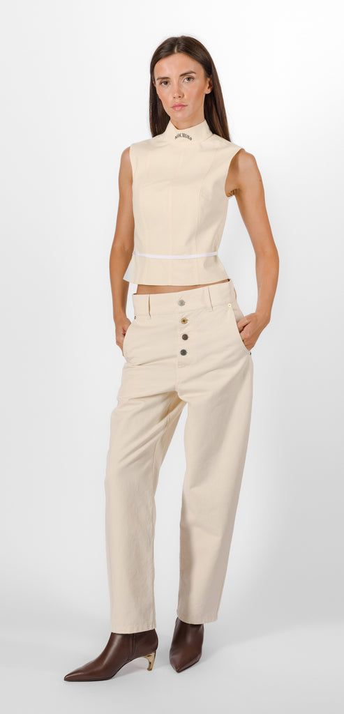 MOSCHINO IVORY TROUSER