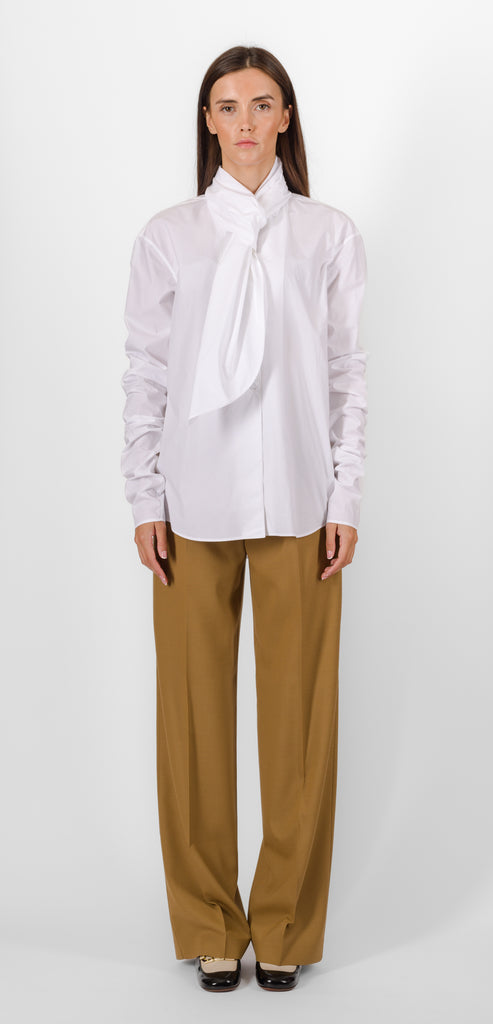 ALBERTA FERRETTI SHIRT WITH TIE KNOT