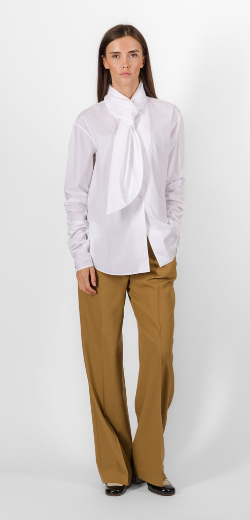 ALBERTA FERRETTI SHIRT WITH TIE KNOT