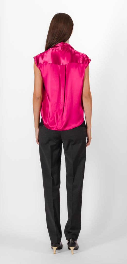 ALBERTA FERRETTI SHINY SATIN SHIRT