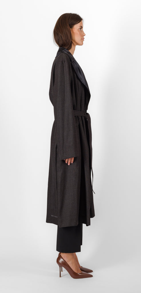 ALBERTA FERRETTI GREY COAT