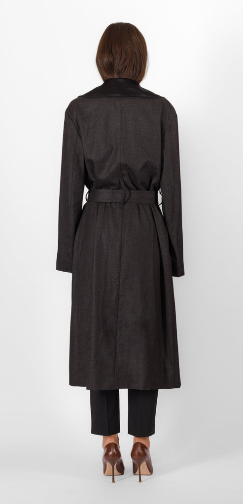 ALBERTA FERRETTI GREY COAT