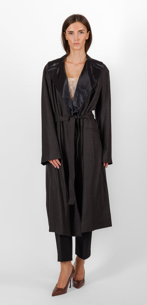 ALBERTA FERRETTI GREY COAT