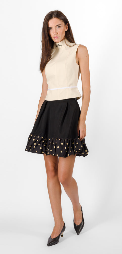 MOSCHINO POLKA DOTS SKIRT
