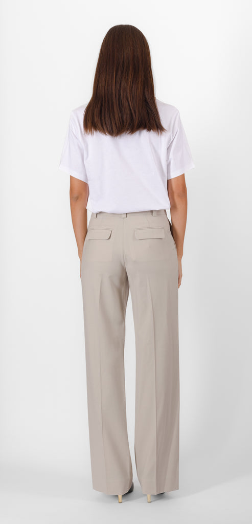 VICTORIA BECKHAM PUMICE STRAIGHT TROUSER