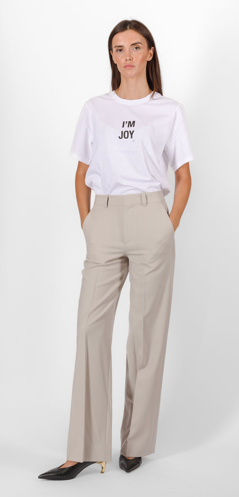 VICTORIA BECKHAM PUMICE STRAIGHT TROUSER