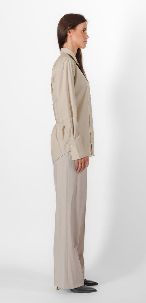 VICTORIA BECKHAM TAB DETAIL SHIRT