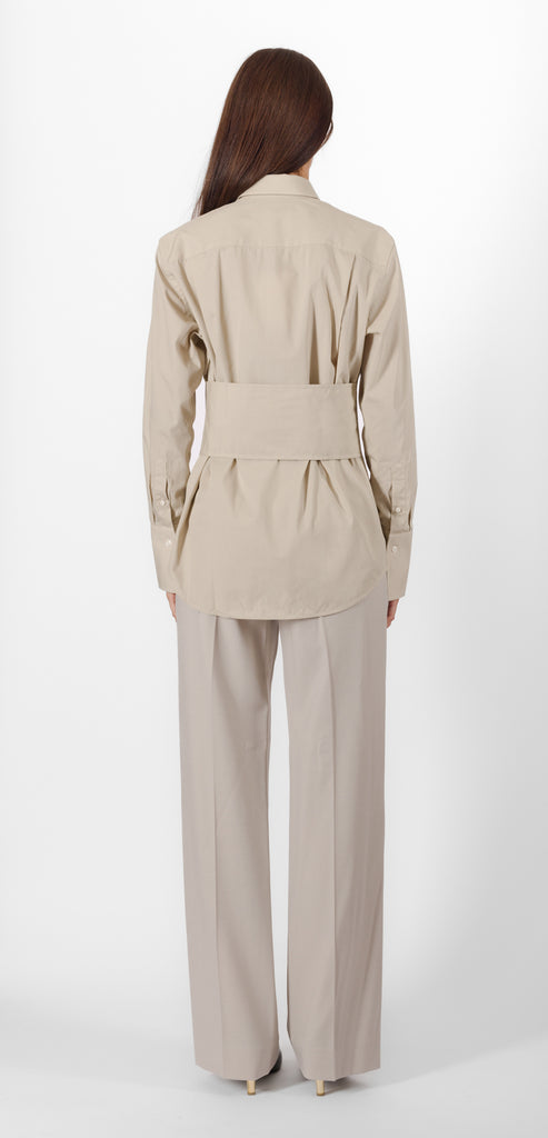 VICTORIA BECKHAM TAB DETAIL SHIRT