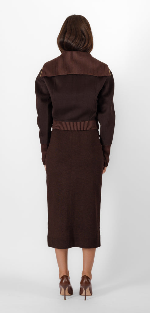 VICTORIA BECKHAM DOUBLE FACED BOMBER JACKET