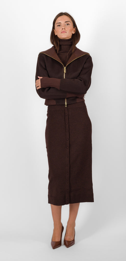 VICTORIA BECKHAM DOUBLE FACED BOMBER JACKET