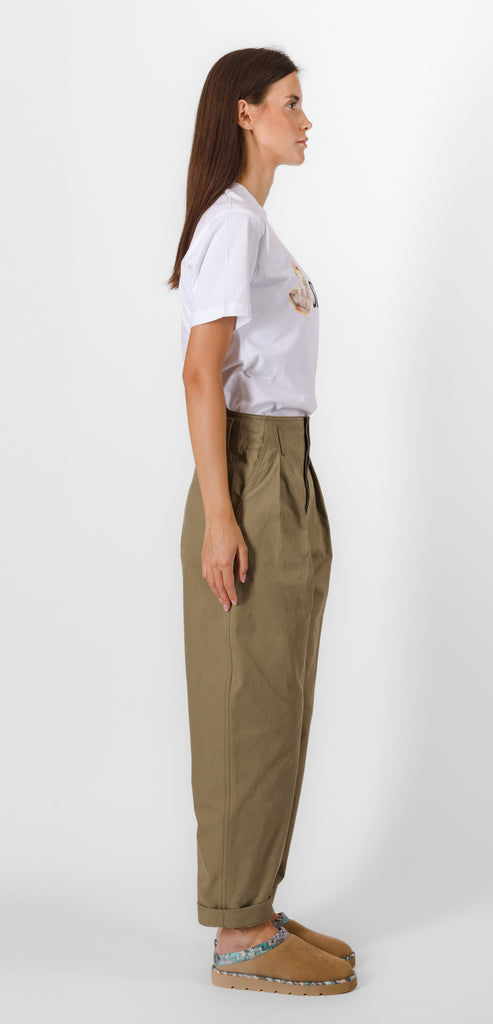 MOSCHINO GREEN TROUSERS