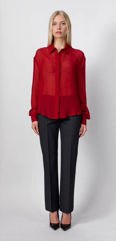 PHILOSOPHY BY LORENZO SERAFINI GEORGETTE SHIRT