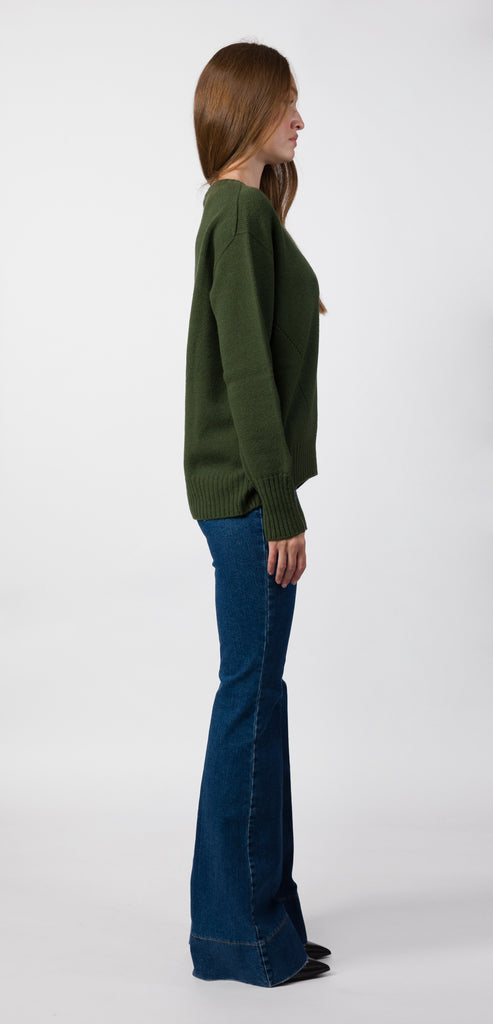 PHIILI GREEN PHONIX SWEATER