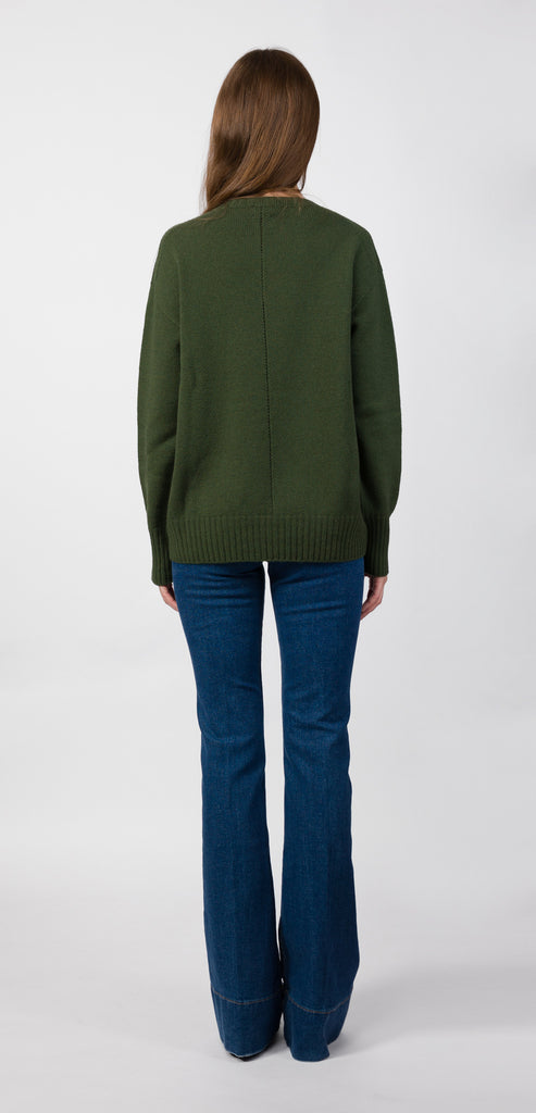 PHIILI GREEN PHONIX SWEATER