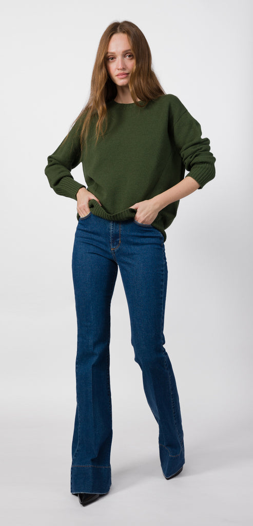 PHIILI GREEN PHONIX SWEATER
