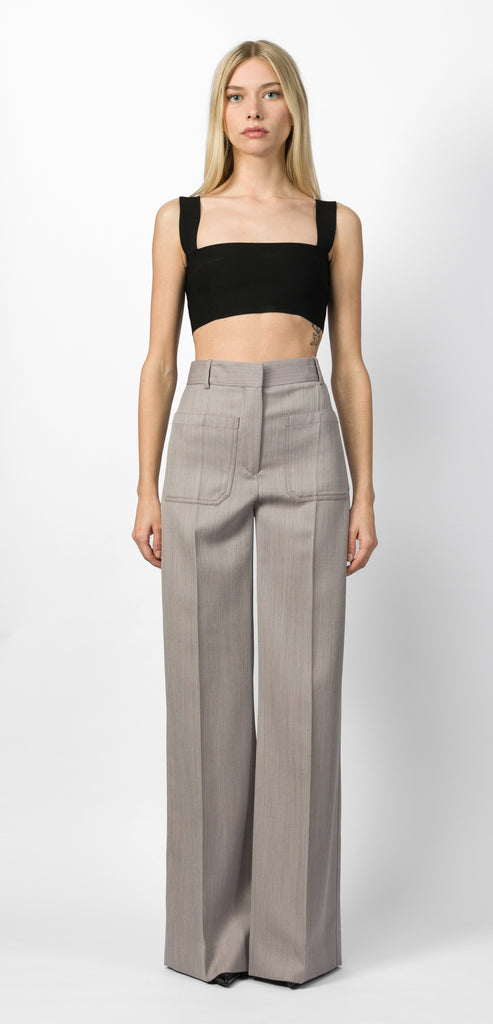 VICTORIA BECKHAM PANTALONE ALINA GRIGIO