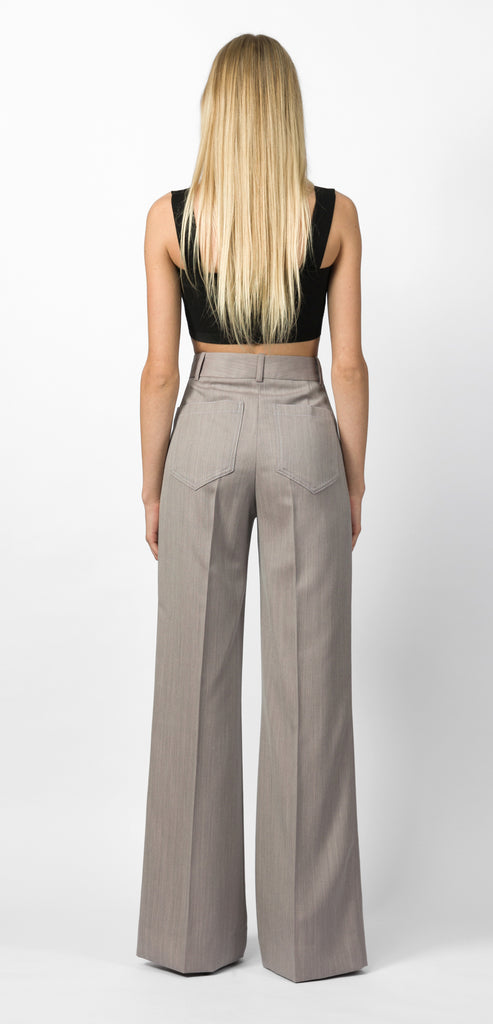 VICTORIA BECKHAM PANTALONE ALINA GRIGIO