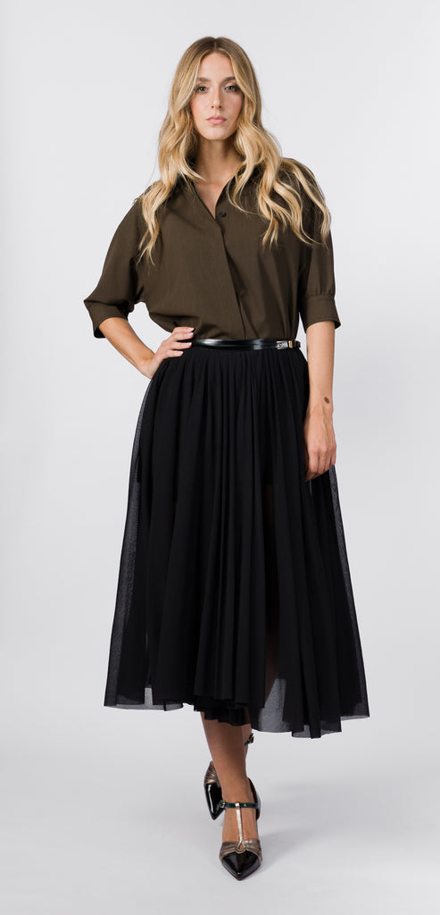 PHILOSOPHY BY LORENZO SERAFINI TULLE SKIRT