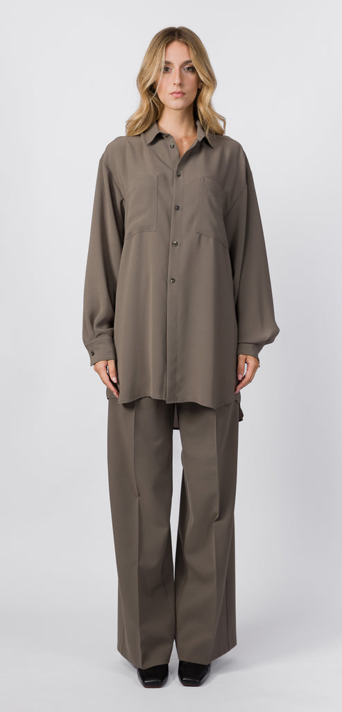 PHILOSOPHY BY LORENZO SERAFINI CRÊPE OVER SHIRT