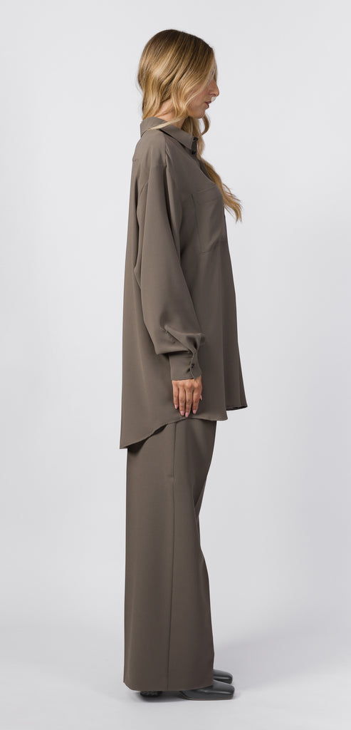 PHILOSOPHY BY LORENZO SERAFINI CRÊPE OVER SHIRT